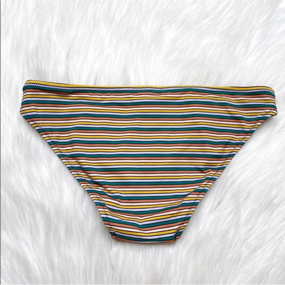Madewell Multicolor Striped - Second
Wave Bikini Bottom . - Picture 2 of 5